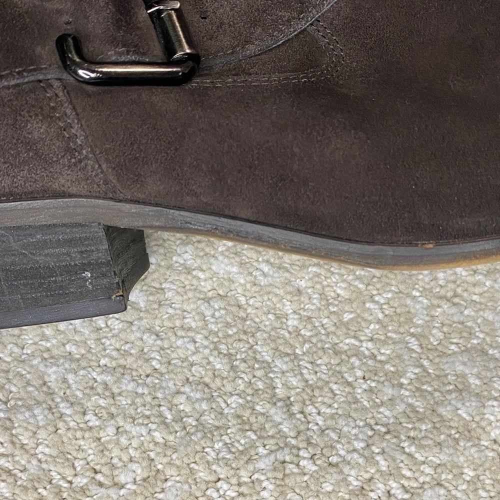 Paul Green Dark Brown Ankle Boots with Double Buckles measures 27.5 centimeters - Picture 15 of 16